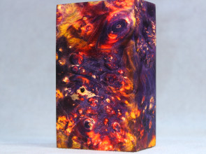 Stabilized Maple Burl Wood Mod Block